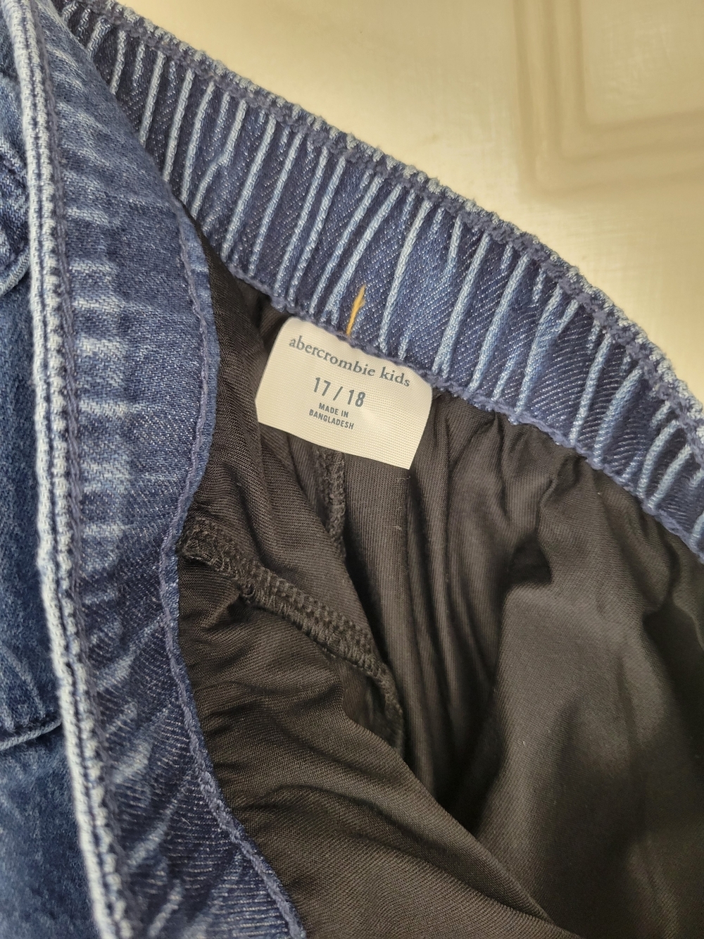 Abercrombie kids Denim Pleated Skort - Blue - Picture 7 of 7